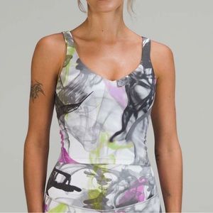 Lululemon Throwback Print Align Tank Top size 4